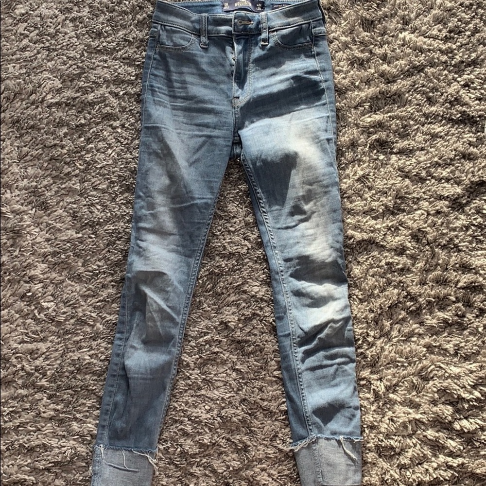 AE high rise jean legging crop